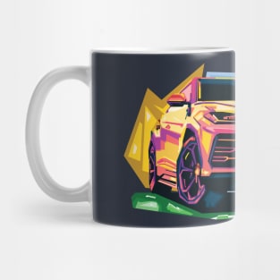 Lamborghini Urus WPAP Mug